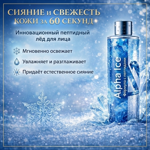 Alpha Ice — инновационный пептидный лёд для лица