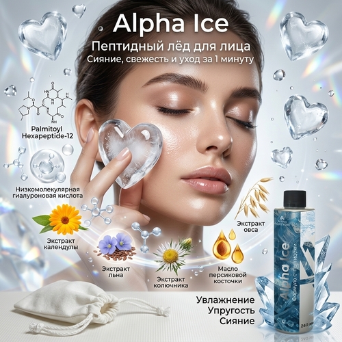 Alpha Ice — инновационный пептидный лёд для лица